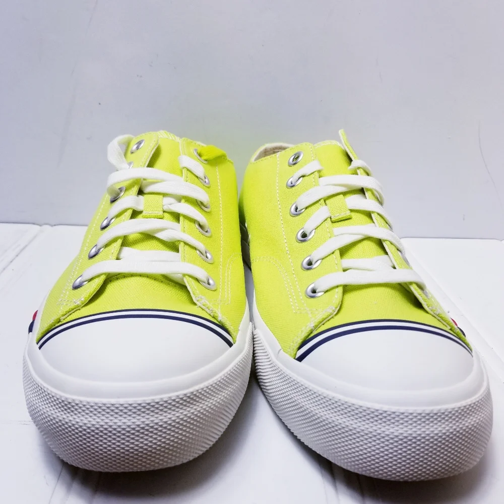 Keds Sneakers Men’s 10 Wild Lime Neon Canvas NIB Retro Streetwear
